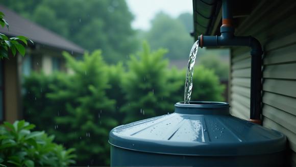 récupération  pluie d'eau