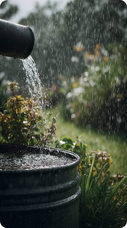 Récupération d'eau de pluie